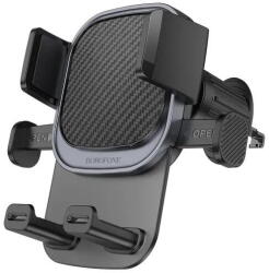 BOROFONE SUPORT AUTO Borofone "BH120" pt. SmartPhone, prindere smartphone in 3 puncte, fixare grila ventilatie, negru "6941991114786 - pcone