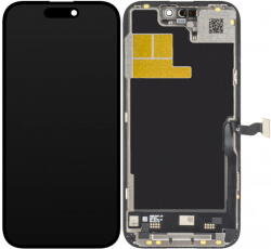JK Piese si componente Display cu Touchscreen JK pentru Apple iPhone 14 Pro, cu Rama, Versiune LCD In-Cell IC Movable, Negru (dis/jk/ai14pro/cu/ve/ne) - pcone