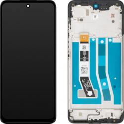 Motorola Piese si componente Display cu Touchscreen Motorola Moto G55, cu Rama, Negru, Service Pack 5D68C28432 (5D68C28432) - pcone