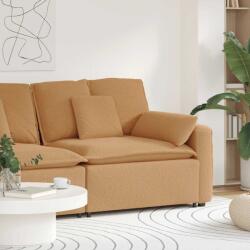 vidaXL bézs moduláris kanapé karfás végmodul párnákkal 100 cm (4104416) - vidaxl