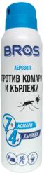 BROS аерозол против комари и кърлежи, 90мл