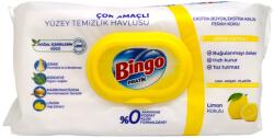  Bingo санитарни мокри кърпи, За почистване на всякакви повърхности, Лимон, 96 броя, 1100гр