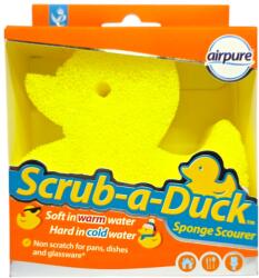  AIRPURE домакинска гъба, Scrub-a-Duck, 1 брой, Оранджева