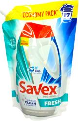 Savex гел за универсално пране, Плик, 765мл, 17 пранета, Fresh