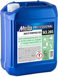  MEDIX professional, Мултифункционален гел за почистване на подове и гладки повърхности, SCL 203, 5 литра