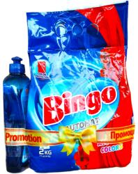  Bingo прах за пране+веро 500мл, За всички цветове, 2кг