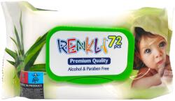  Renkli мокри кърпи, 72 броя, Алое