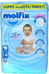 Molfix бебешки пелени, номер 4 , 82БР, 7-14кг