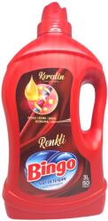  BINGO течен перилен препарат, 50 пранета, 3 литра, Цветно пране, Renkli