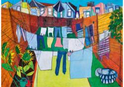 Heye 30070 - Daily Life - In The Courtyard - 1000 db-os puzzle (30070)