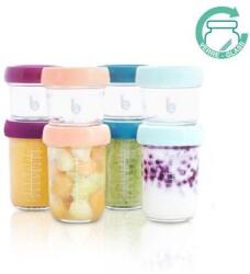Babymoov Boluri din sticlă Babymoov cu capace MULTISET (4x 120ml + 4x 240ml) (A004312) Set pentru masa bebelusi