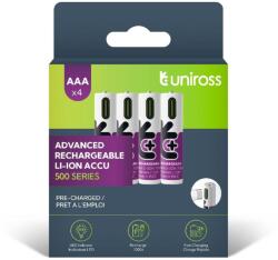 Uniross USB-C 1.5V Li-ion akkumulátor, AAA (micro), 4 db/bliszter (U322064)