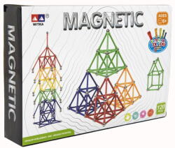 Teddies Mágneses építőkockák Teddies Magnetic 120 db (00850359)