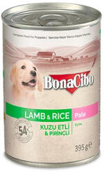 BonaCibo Canned Puppy Pate Lamb & Rice 400 g