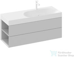 RAVAK SD Lite 120 B fürdőszobai szekrény, balos, Smoke Grey X000001883 (X000001883)