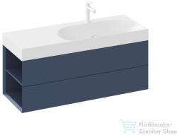 RAVAK SD Lite 120 B fürdőszobai szekrény, balos, Deepsea Blue X000001881 (X000001881)