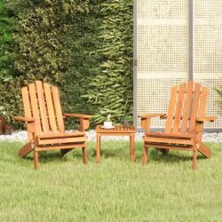 vidaXL 3 részes tömör akácfa kerti Adirondack ülőgarnitúra (3152121) - vidaxl