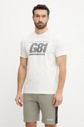 Guess pamut póló CORMS bézs, férfi, nyomott mintás, Z5GI06 I3Z14 - bézs L