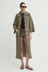 By Malene Birger pamut kabát DINA női, fekete, átmeneti, oversize, 103071 - fekete L