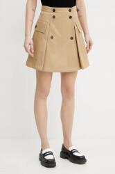 Weekend Max Mara pamut szoknya zöld, mini, harang alakú, 2515101021600 - zöld 42