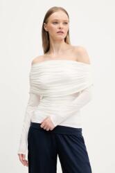 Abercrombie & Fitch felső bézs, női, sima, KI139-5204 - bézs S