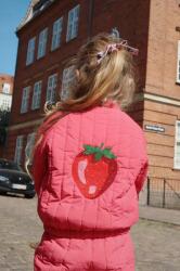 Konges Sløjd gyerek bomberdzseki JUNO SPARKLE BOMBER JACKET rózsaszín, KS102314 - rózsaszín 74