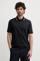 Giorgio Armani pamut póló sötétkék, férfi, nyomott mintás, XM000466 AF10337 - sötétkék XL