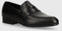Calvin Klein bőr mokaszin HM0HM01503 fekete, férfi, MOCASSIN LTH - fekete Férfi 40