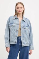 Abercrombie & Fitch pamut kabát átmeneti, KI144-5030 - kék XL