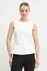 GUESS felső AMBRE fehér, női, sima, W5GP54 KCBO2 - fehér S