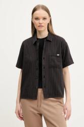 Dickies pamut ing női, galléros, fekete, regular, DK0A4Z7UBLK1 - fekete L