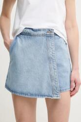 Pepe Jeans farmer szoknya és nadrág REGULAR SKORT HW női, sima, magas derekú, PL801187NC9 - kék 29