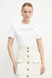 Guess pamut póló női, fehér, W5GI15 K8FQ4 - fehér XL