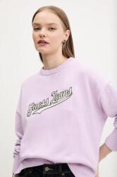 Guess Jeans pamut pulóver női, lila, W5GR00 Z3HM1 - lila L