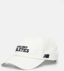 New Balance pamut baseball sapka bézs, nyomott mintás, LAH51014SST - bézs Univerzális méret