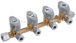Gok DSV-AB-4 gáz elosztóblokk ø 8 mm (FF310294)
