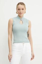GUESS felső MALIA türkiz, női, sima, W5GR10 Z3L10 - türkiz XS