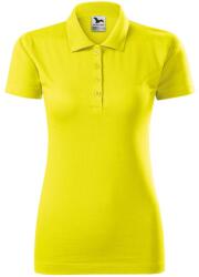 MALFINI Női puha galléros póló Single J. - Középzöld | L (2231615)