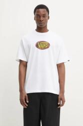 Vans pamut póló fehér, férfi, nyomott mintás, VN000NHWWHT1 - fehér L