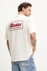 Dickies pamut póló bézs, férfi, mintás, DK0A4Z8ZC481 - bézs XXL