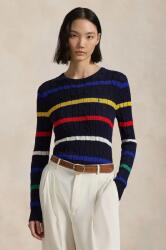 Ralph Lauren pamut pulóver női, sötétkék, 211960015 - sötétkék XS