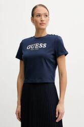 Guess pamut póló női, sötétkék, W5GI15 K8FQ4 - sötétkék XS