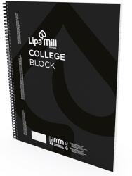 Mar-Mar Spirálfüzet vonalas LIPAMILL A/5 70 lapos College block (1252376) - vectraline
