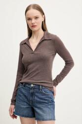 Abercrombie & Fitch hosszú ujjú barna, KI139-5208 - barna L