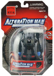 Alteration man átalakuló robot - 10 cm, fekete - delfinbuvar