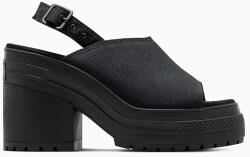 Converse szandál Chuck 70 De Luxe Heel Nu fekete, női, magassarkú, A12567C - fekete Női 40