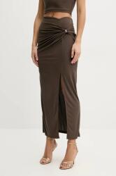 Guess szoknya AIMEE barna, maxi, ceruza fazonú, W5GD0E KAQL2 - barna XS