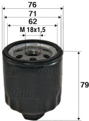 VALEO Filtru ulei VALEO 586072 - fixbox