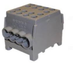 Pollmann Fővezetéki sorkapocs 2x 35/6x25mm2 szürke HLAK 35-1/6 M2, 2080183 Pollmann (2080183)