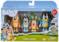 Bluey Család Figura Szett 4db - vegyesbolt